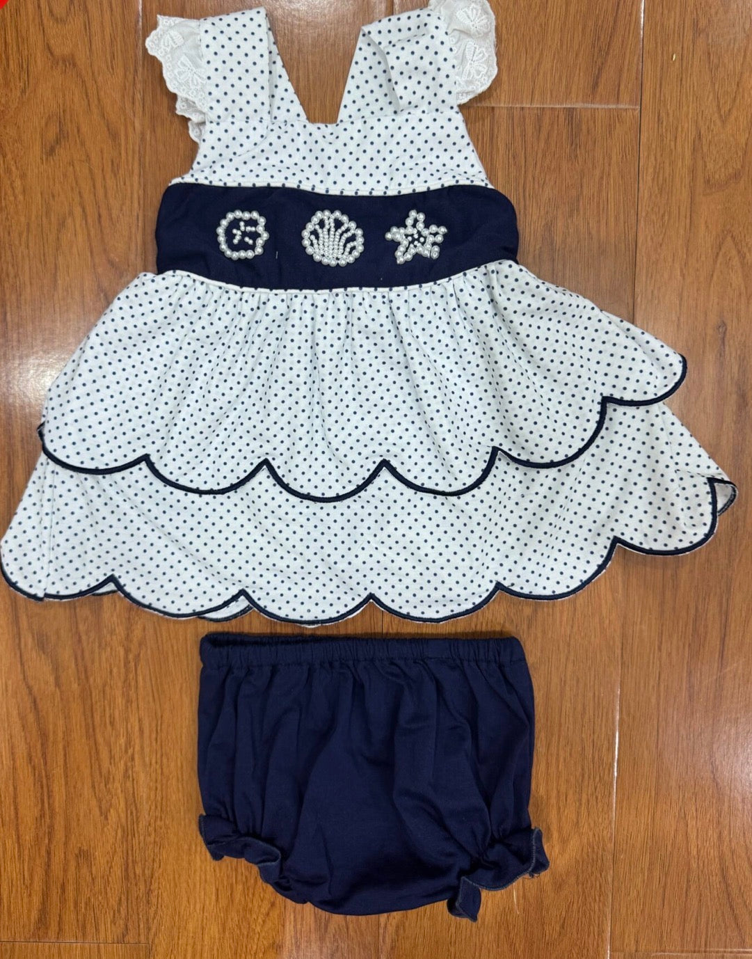 Seashell Pearl Bloomer Set