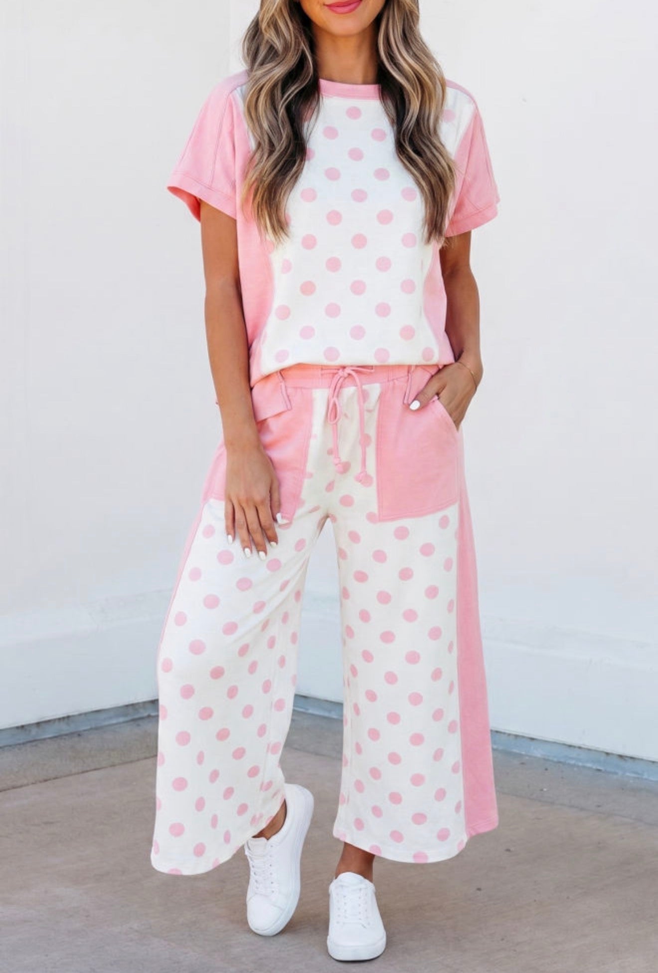 Polka Dot Pants Set