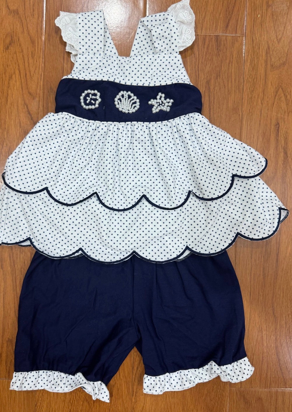 Seashell Pearl Short Set