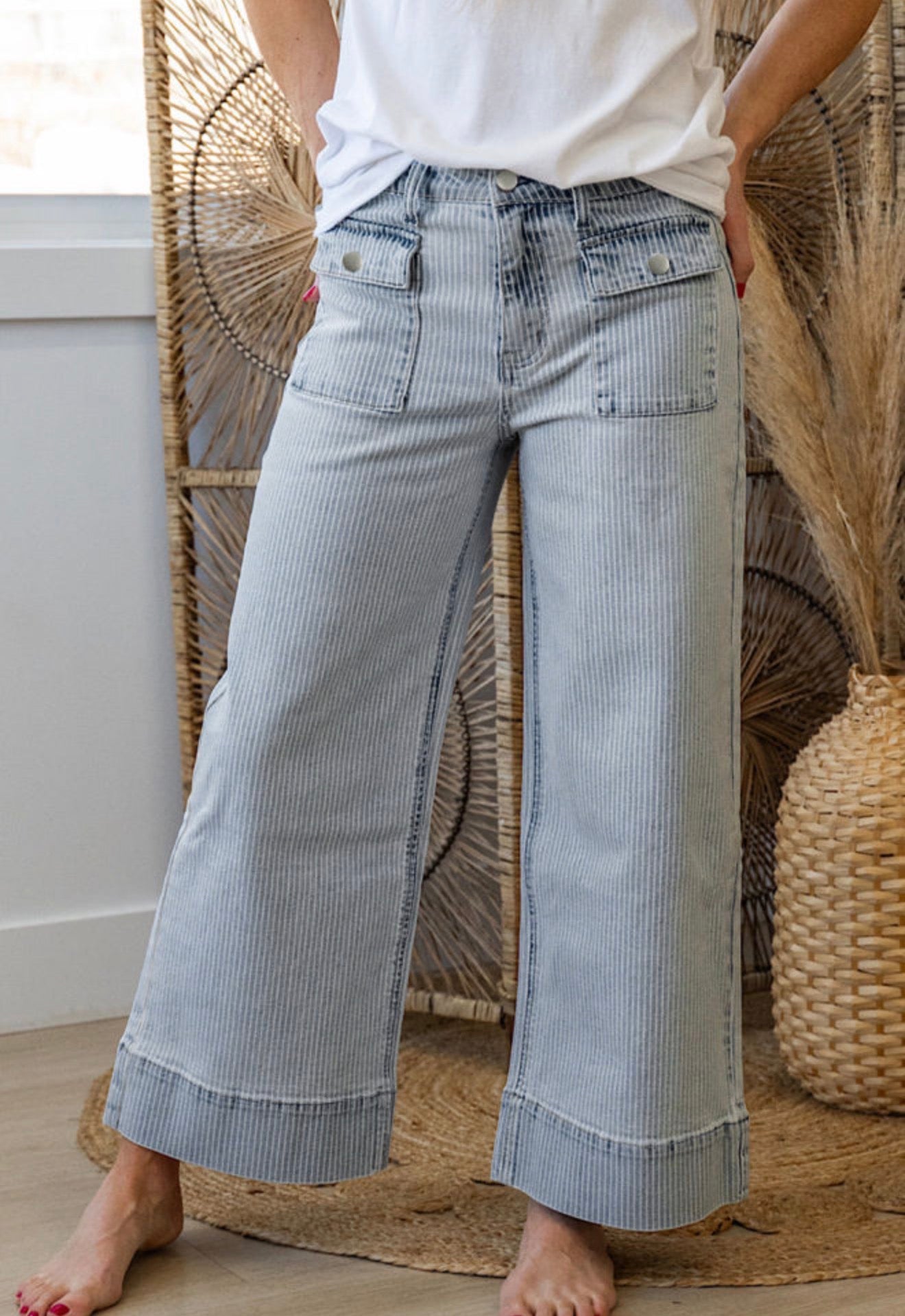 Striped Jeans