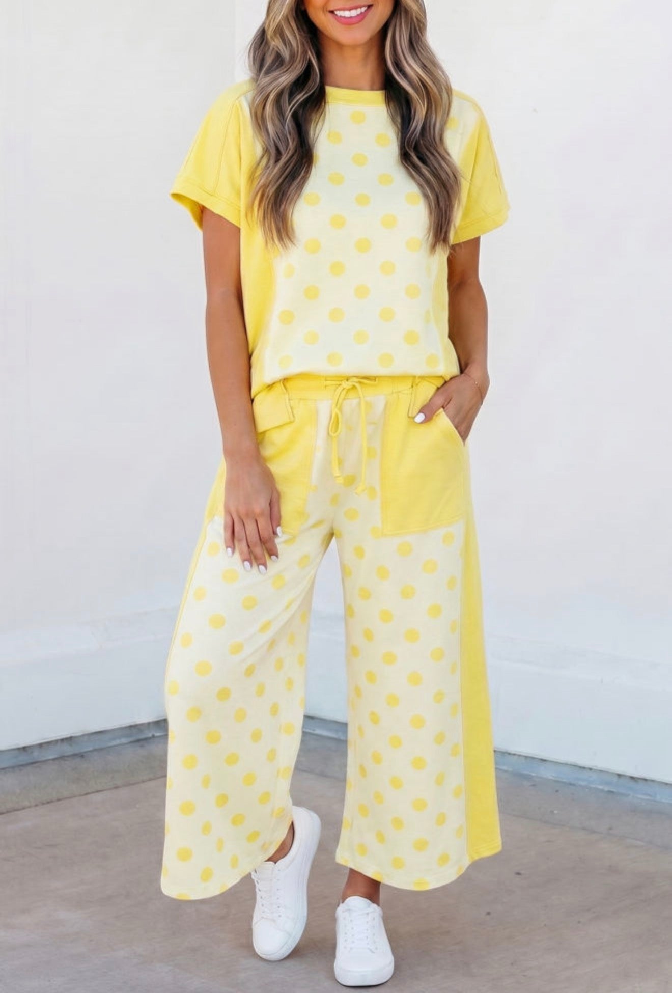 Polka Dot Pants Set