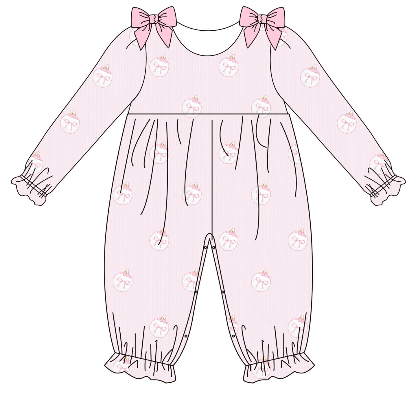 Corduroy Ornament Romper ￼