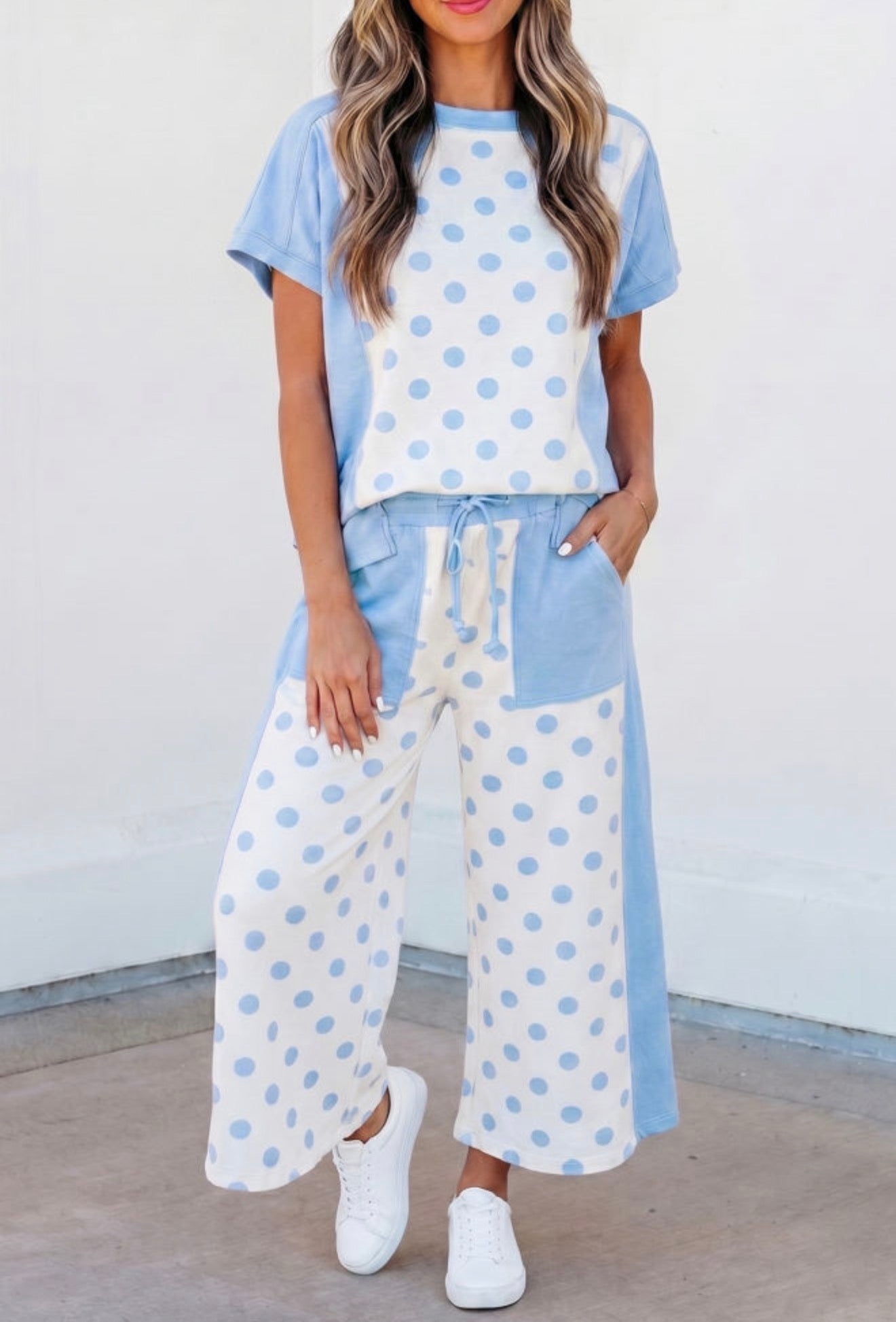 Polka Dot Pants Set