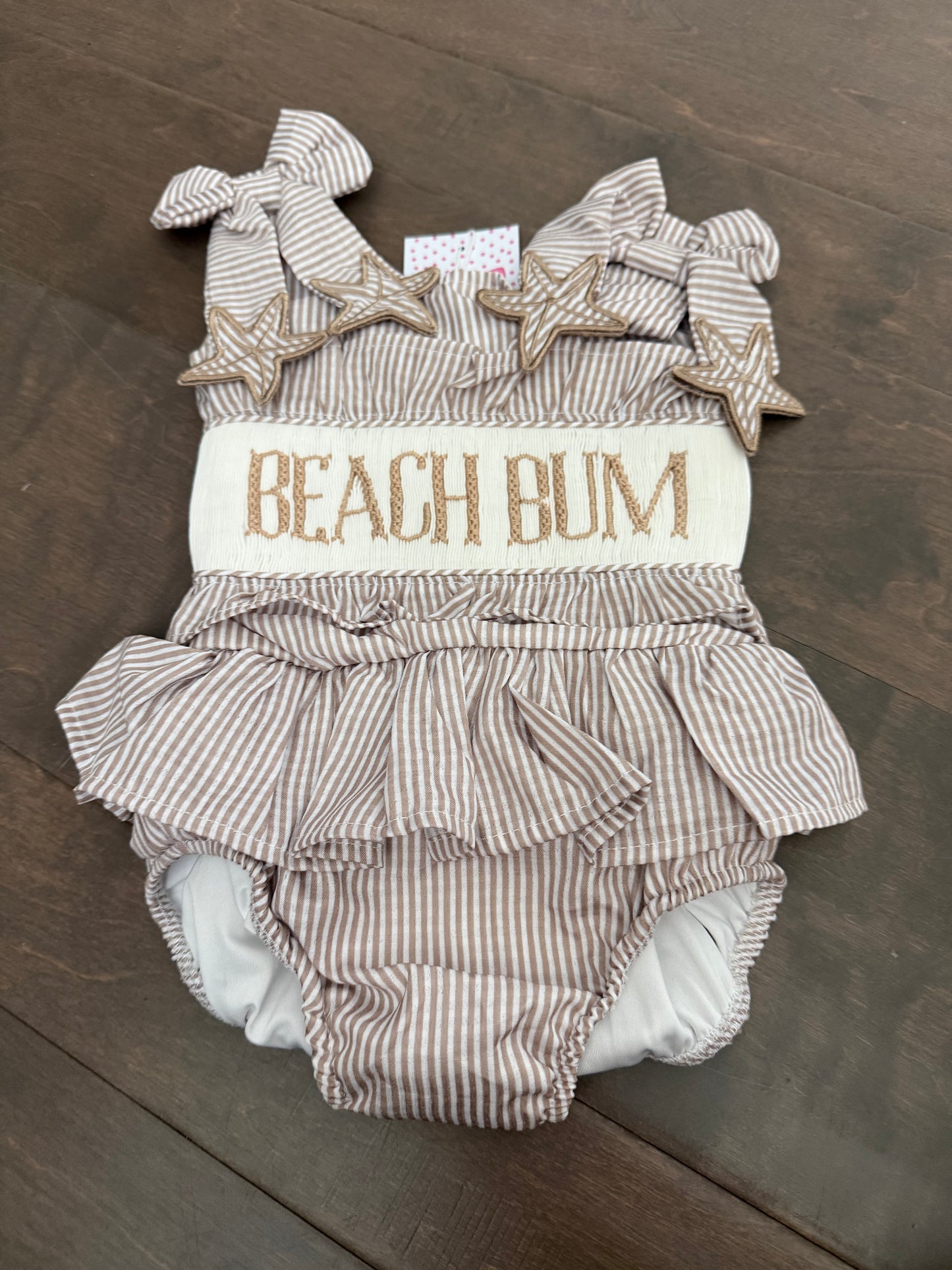 Beach Bum Smocked 1Pc