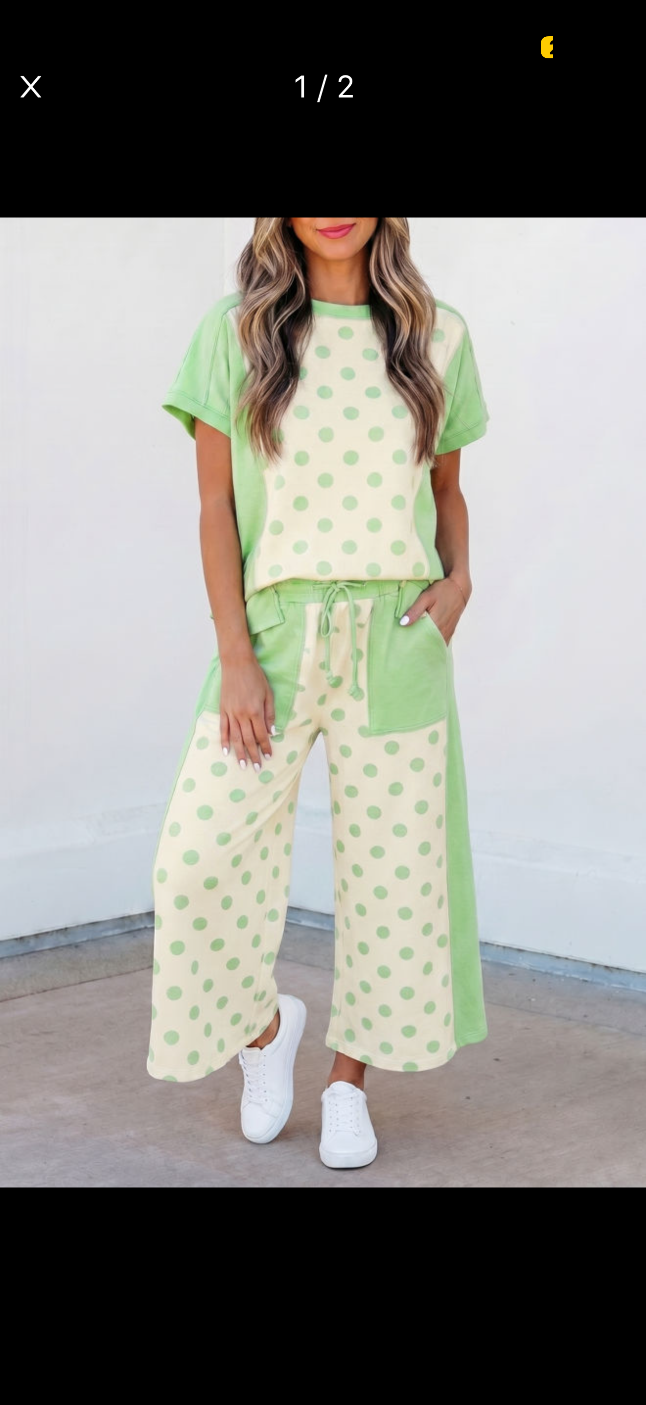 Polka Dot Pants Set