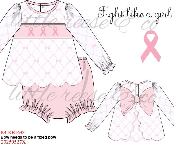 Breast Cancer Awareness Smock- ETA October