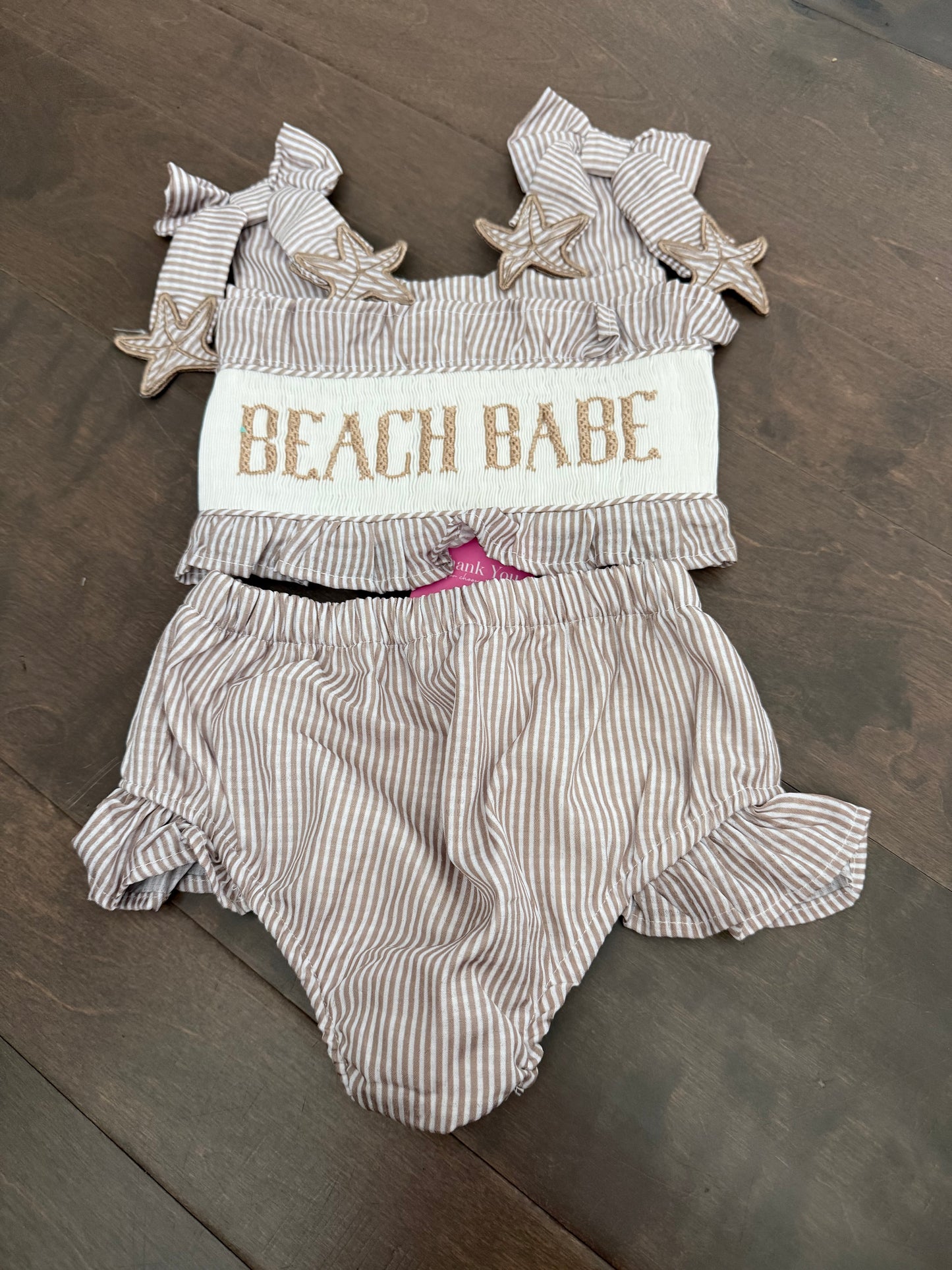 Beach Babe Smocked 2Pc