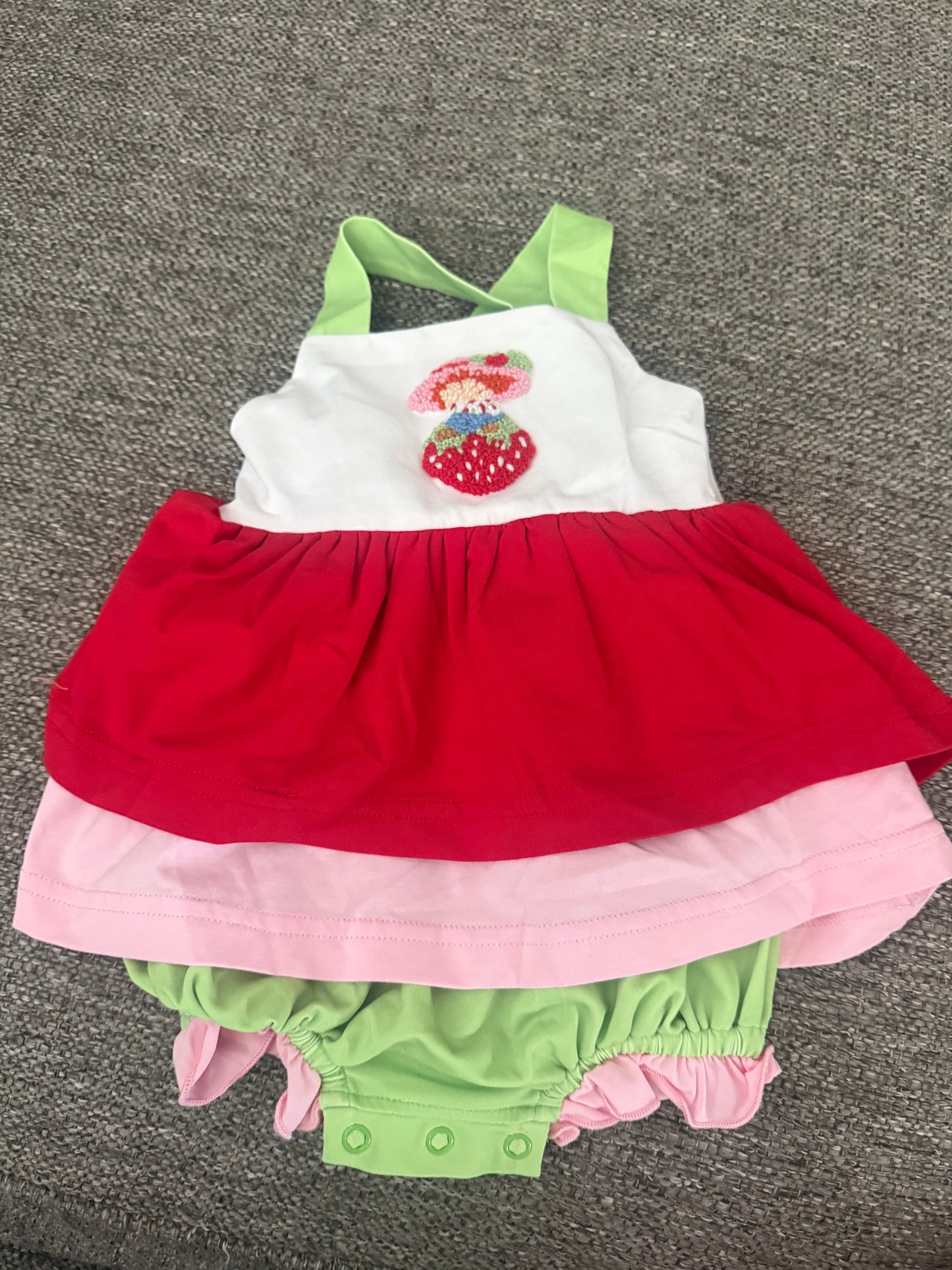 Strawberry Shortcake Skirted Bubble