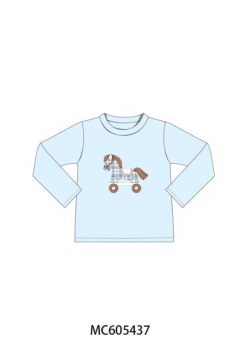 PO93 Pink&blue my little pony embroidery collection
